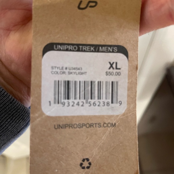 Unipro Men's Gray Lightweight Jacket - Picture 2 of 2